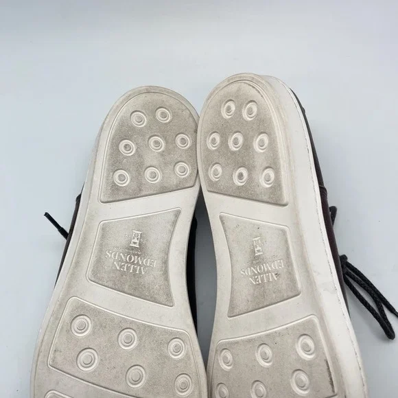 Allen Edmonds Park Avenue Shoes Mens 11 D Brown Leather Cap Toe Oxfords Sneakers Oxfords & Derbys